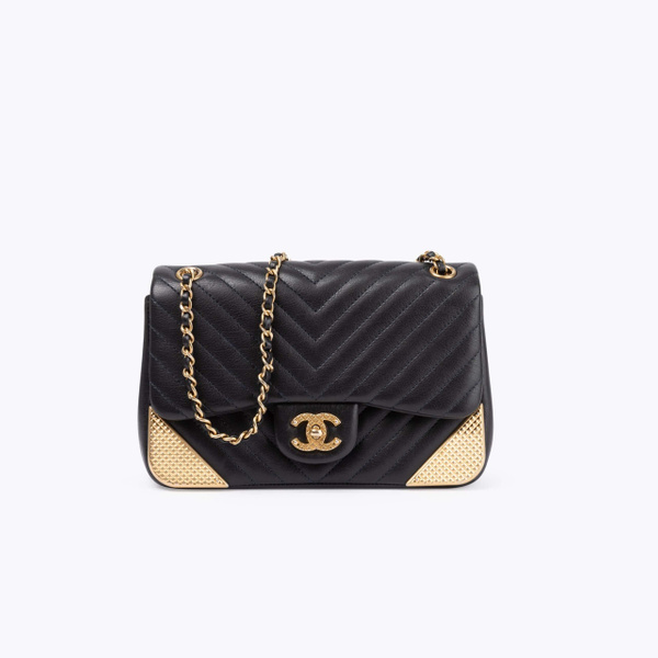 CHANEL Rock The Corner Mini Chevron Flap Bag