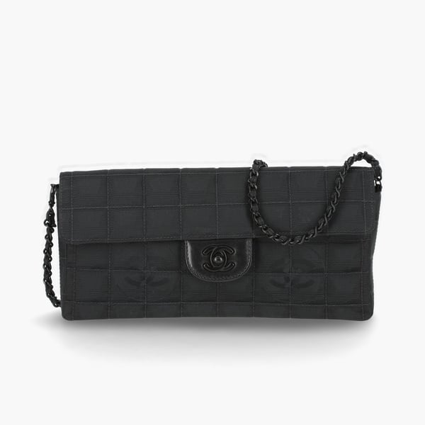 CHANEL East West Chocolate Bar Shoulder Bag