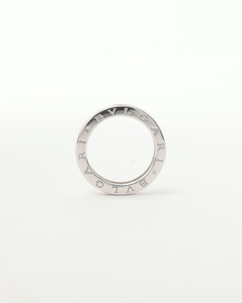 BVLGARI BZero1 One Band White Gold Ring