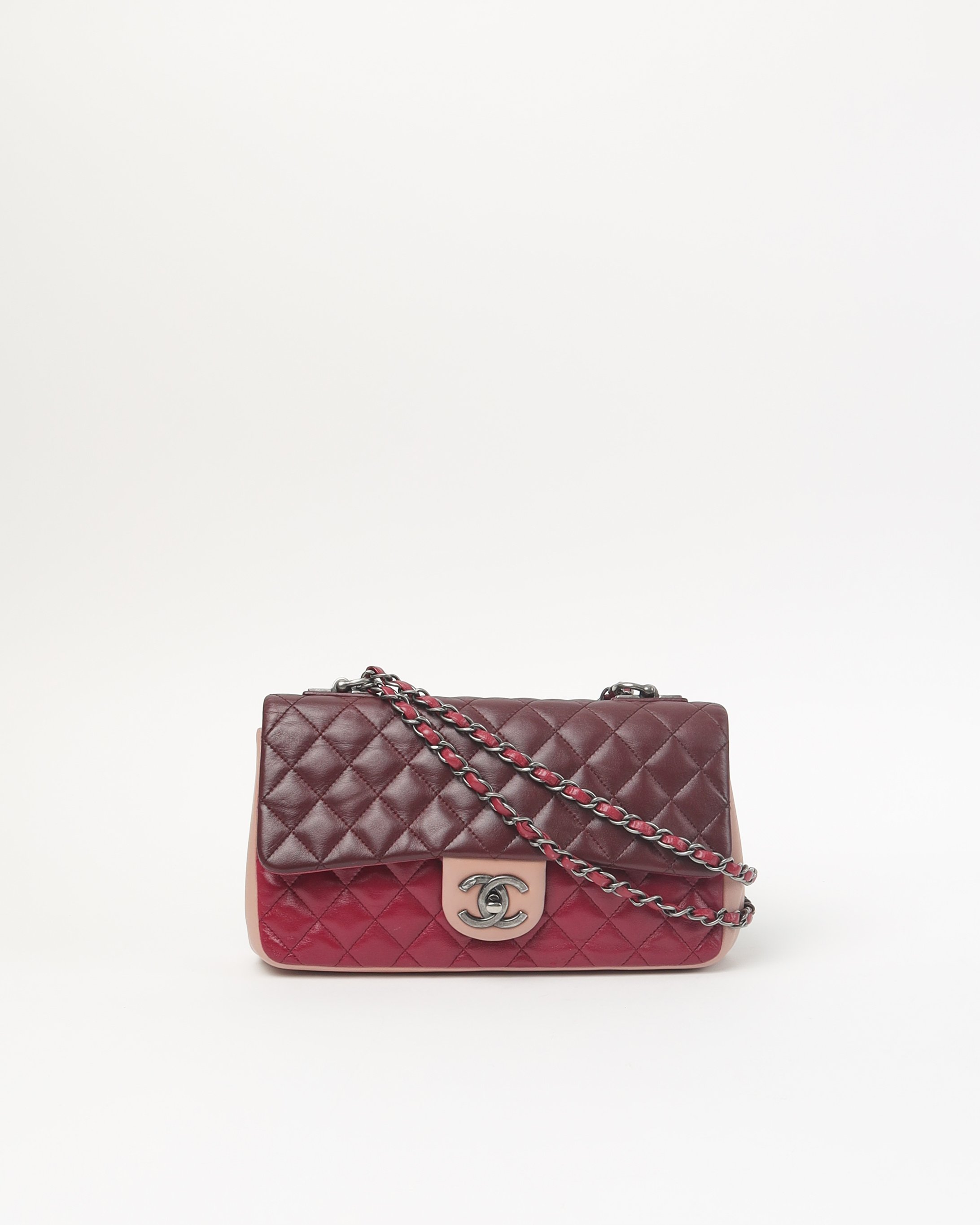 CHANEL Classic Tricolor Paris-Edinburgh Single Flap Bag