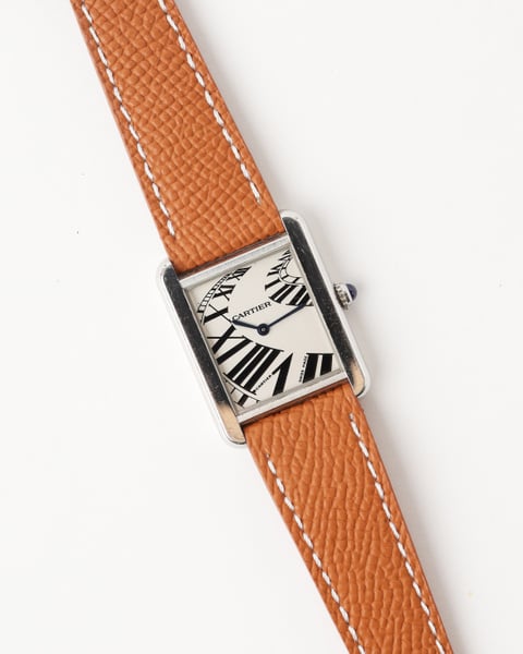 CARTIER Tank Solo 24mm Ref 3170 Piano Watch