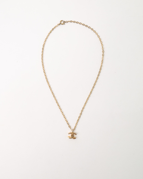 CHANEL CC Gold-toned Necklace