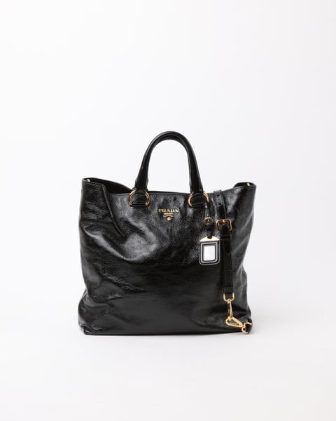 PRADA Vitello Shine Tote