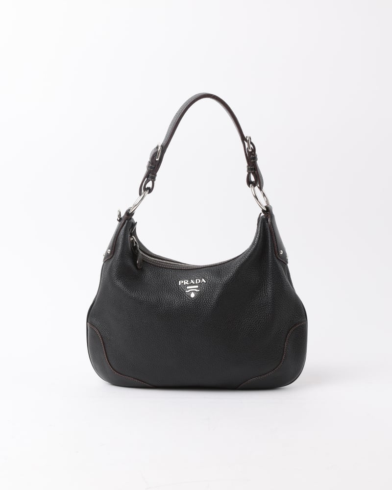 PRADA Vitello Daino Hobo Bag