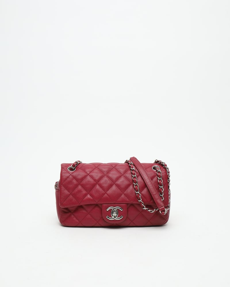 CHANEL Classic Caviar Medium Single Flap Bag