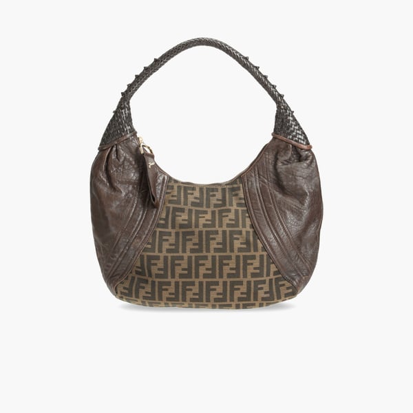 FENDI Large Zucca Hobo Bag