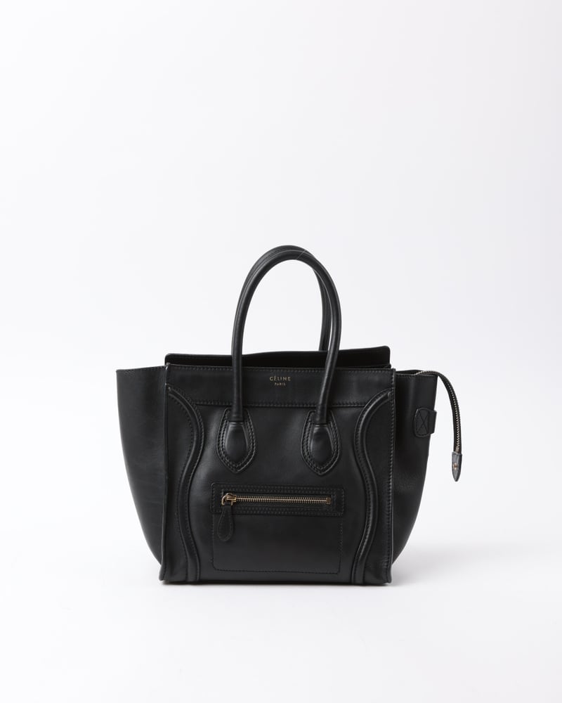 CELINE Luggage Micro Shopper Bag