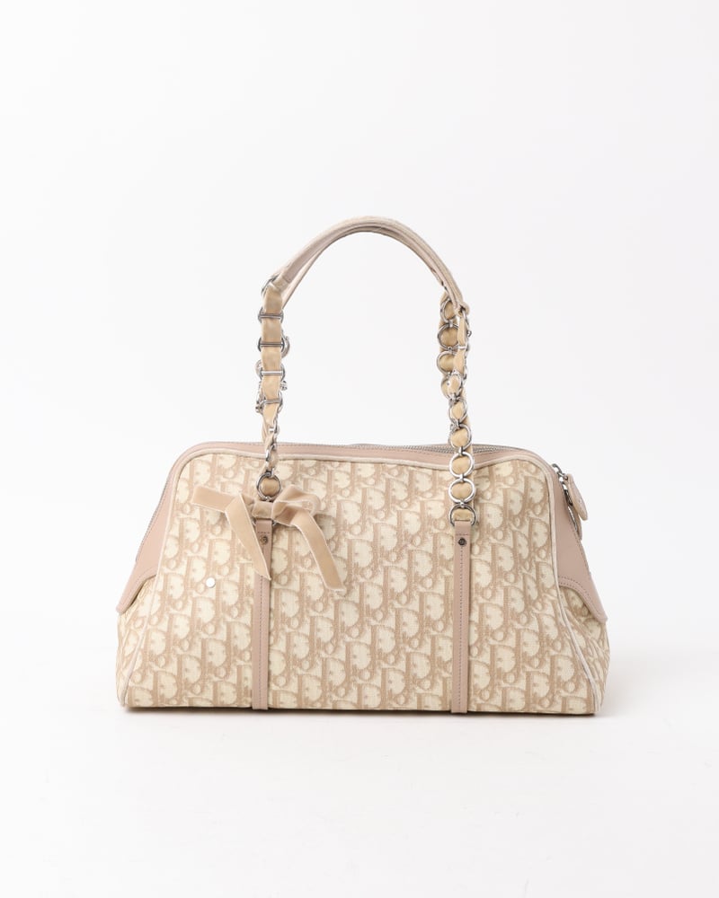 CHRISTIAN DIOR Oblique Romantique Boston Bag