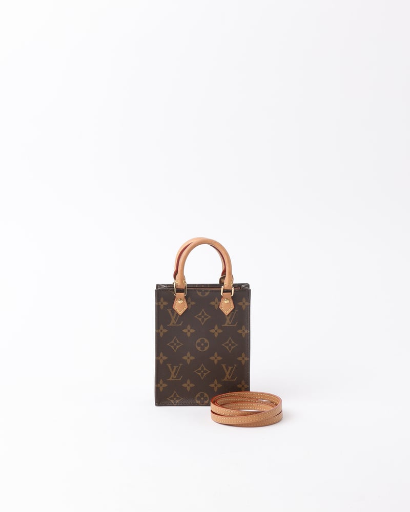 LOUIS VUITTON Petit Sac Plat Crossbody Bag