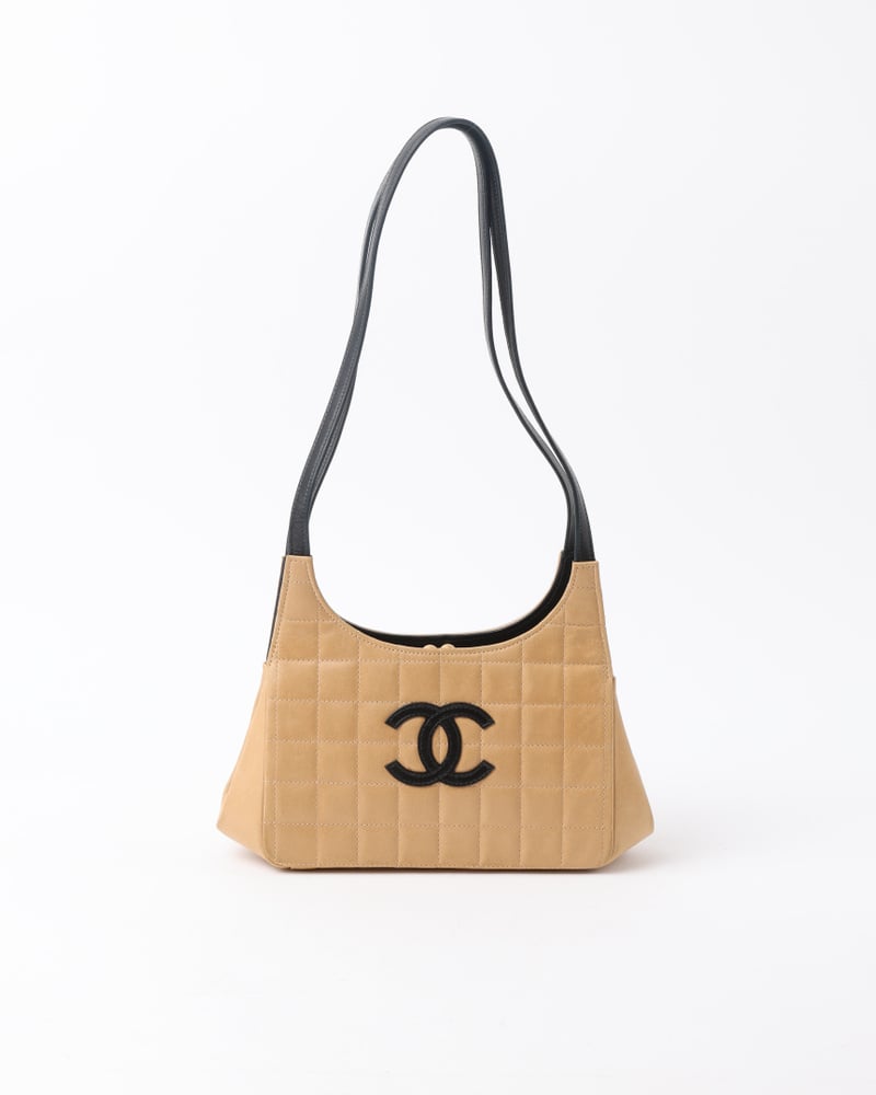 CHANEL Chocolate Bar CC Shoulder Bag