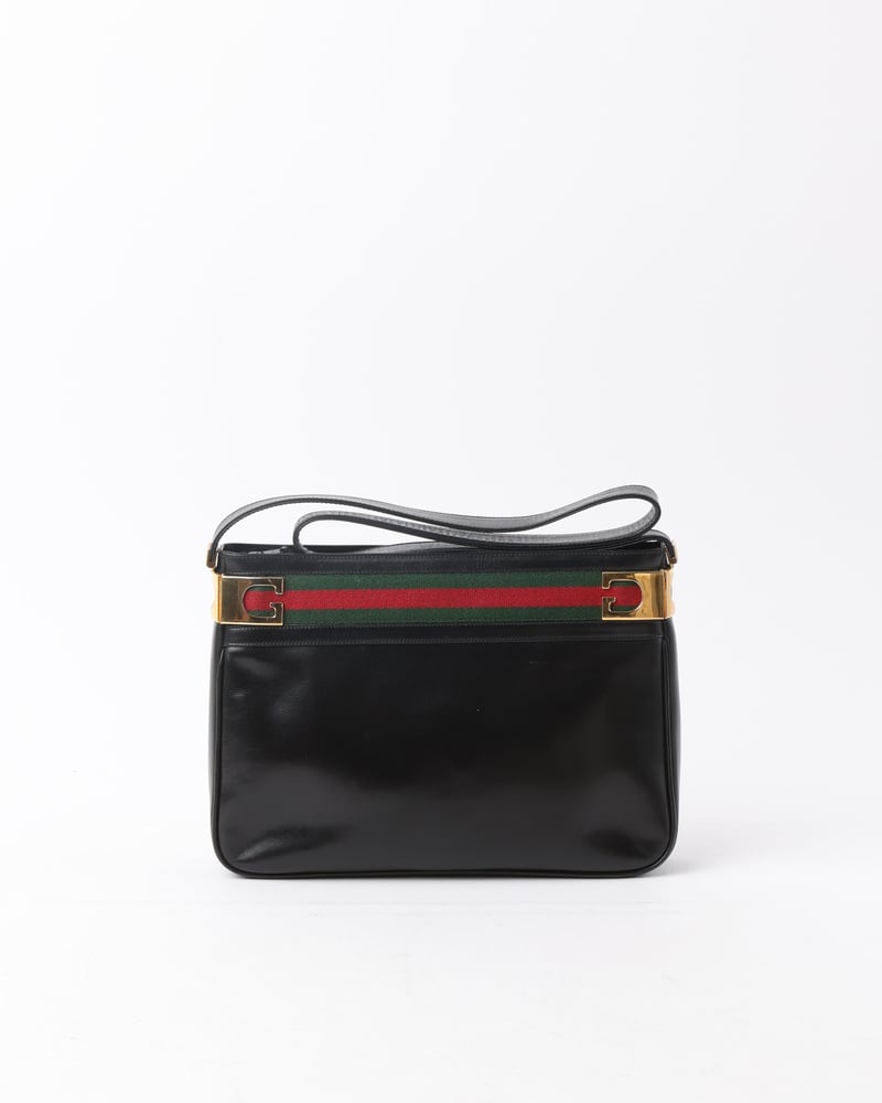 GUCCI Web Shoulder Bag