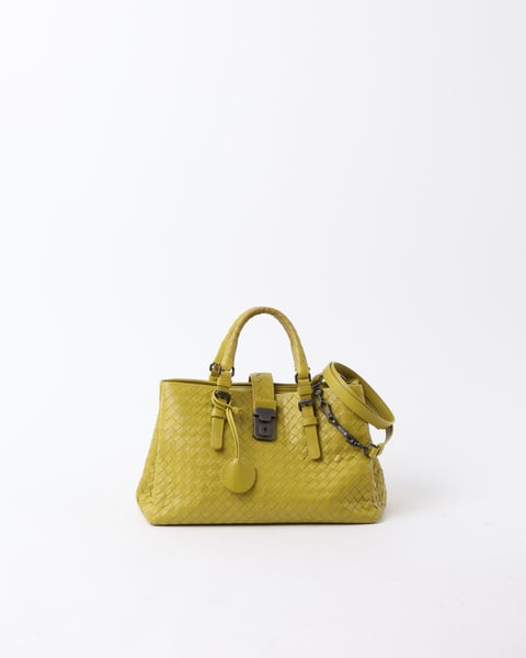 BOTTEGA VENETA Small Intrecciato Roma Bag