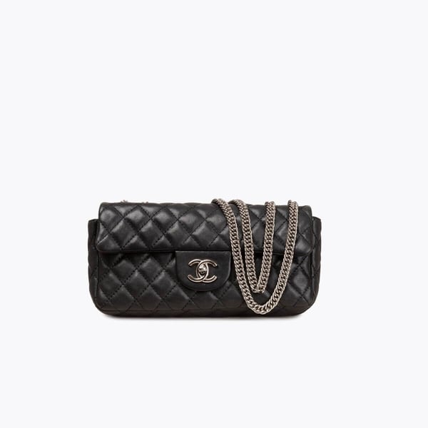 CHANEL East/West Single Flap Bag