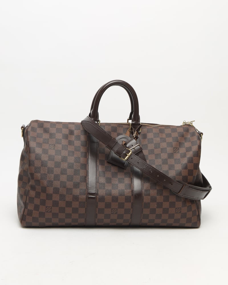 LOUIS VUITTON Damier Keepall Bandoulière 45 Weekend Bag