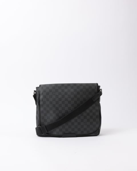 LOUIS VUITTON Damier Graphite District MM Bag