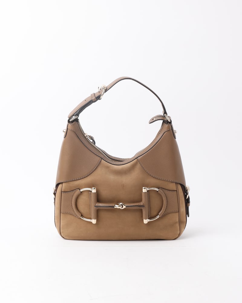 GUCCI Heritage Horsebit Hobo Bag