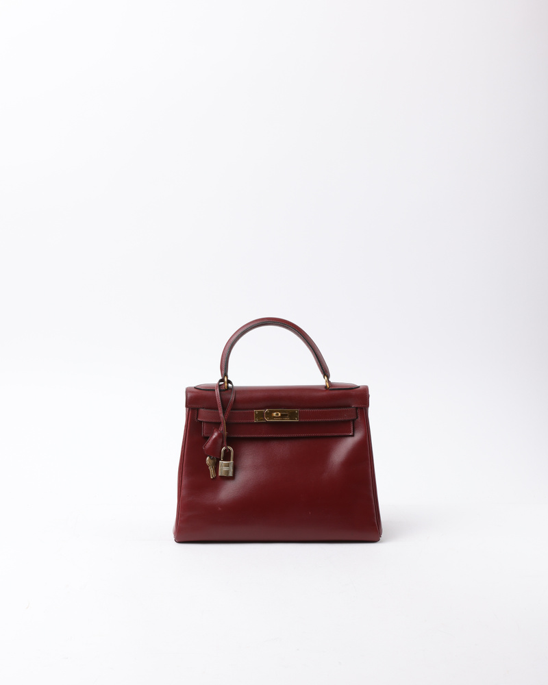 HERMÈS Kelly 28 Retourne Box Bag