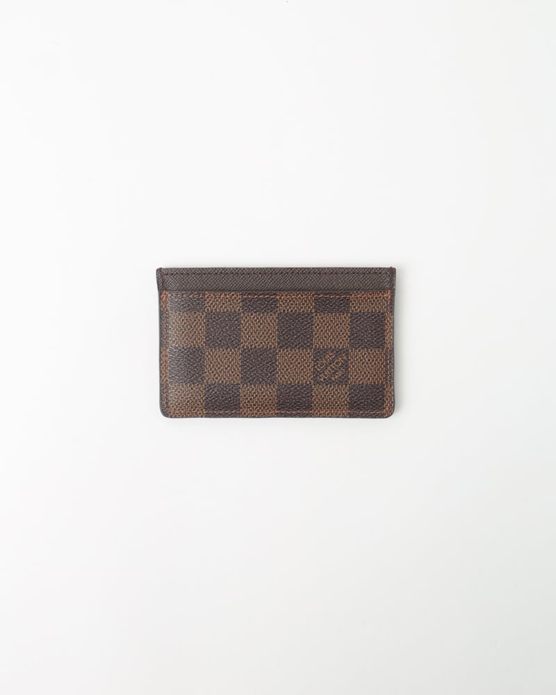 LOUIS VUITTON Damier Ebene Card Holder