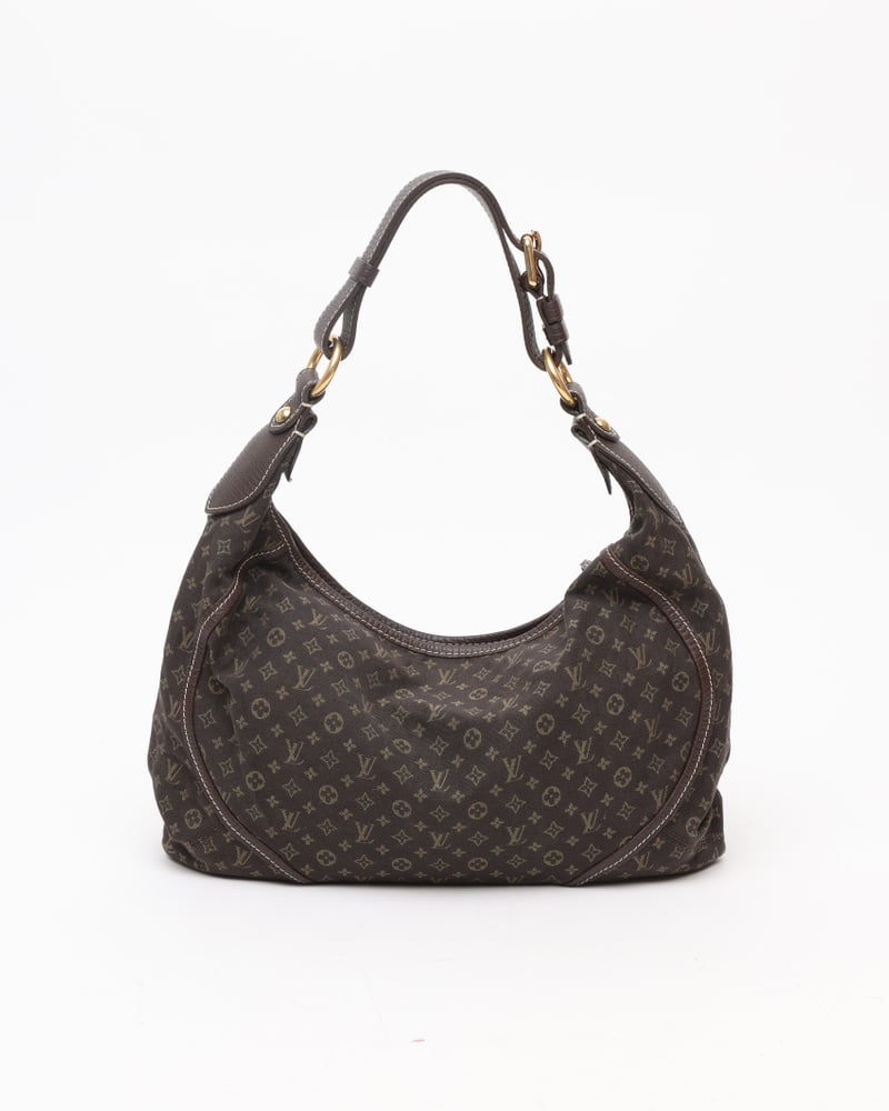 LOUIS VUITTON Mini Lin Manon MM Hobo Bag