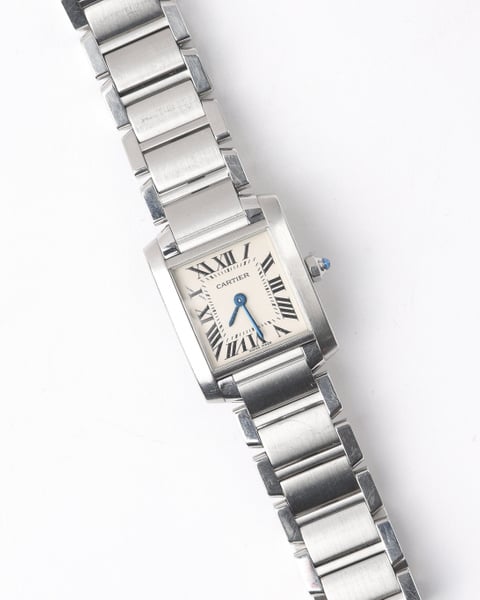 CARTIER Tank Francaise 20mm Ref 2384 Certificate Watch