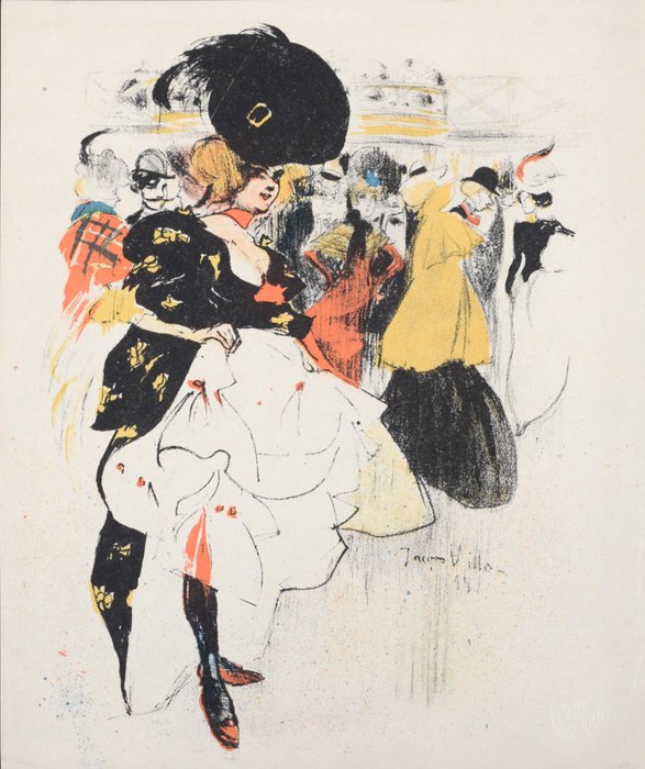 Jacques Villon (1875-1963) - Danseuse au Moulin Rouge