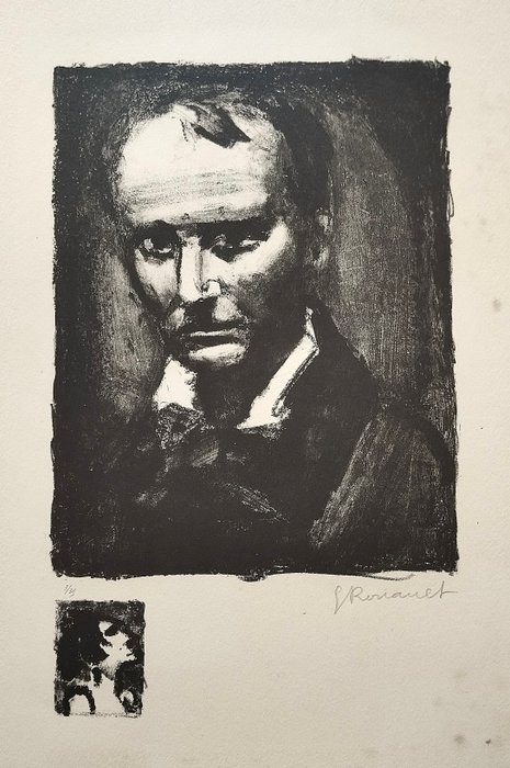 Georges Rouault (1817-1958) - Portrait de Baudelaire