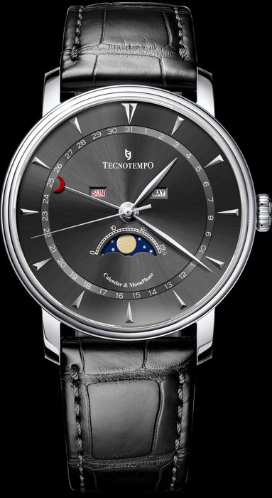 Tecnotempo - Calendar  Moon Phase - 40mm - TT.CMP.B - Mænd - 2011-nu