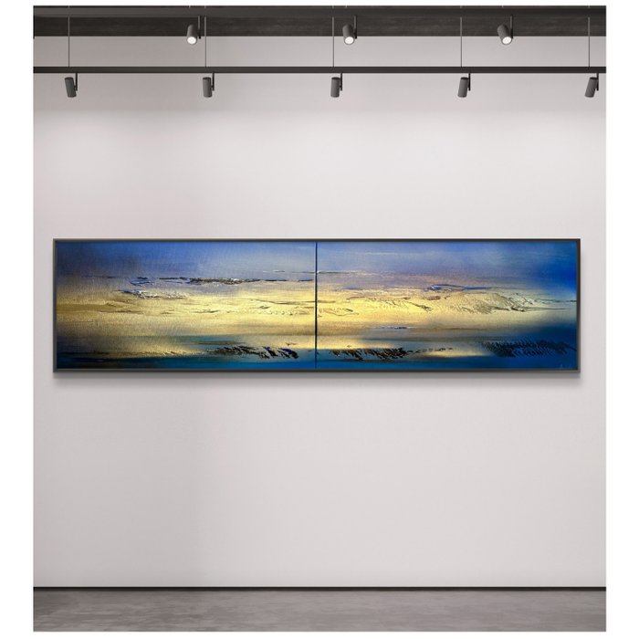 Anderle - Between clouds and ocean III - Diptych - XXL