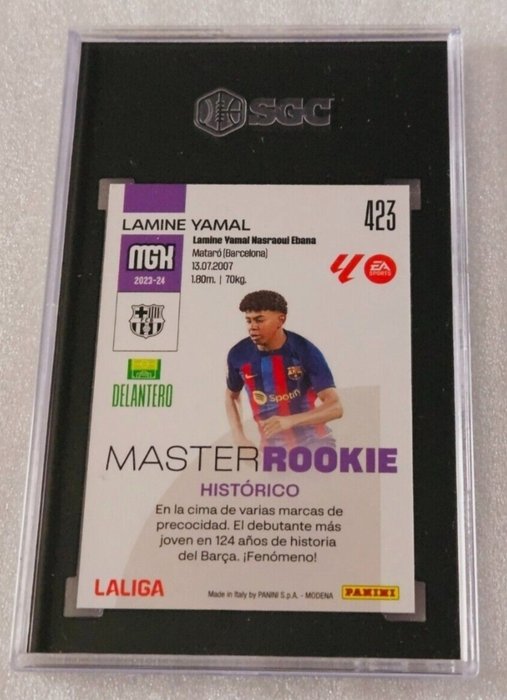 2023/24 - Panini - Megacracks - Lamine Yamal - #423 Master Rookie - 1 Graded card - SGC 95