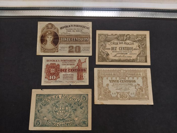 Portugal og kolonier. - 31 banknotes - various dates  (Ingen mindstepris)