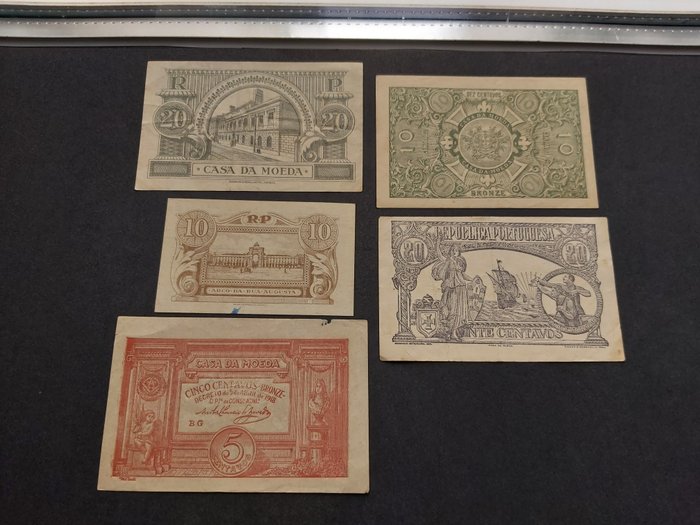 Portugal og kolonier. - 31 banknotes - various dates  (Ingen mindstepris)