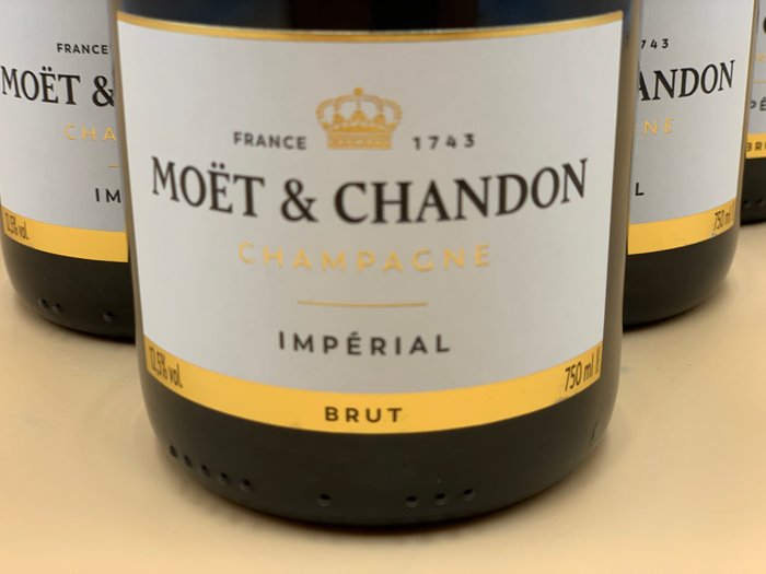 Moët  Chandon, Impérial - Champagne Brut - 6 Flasker (0,75 L)