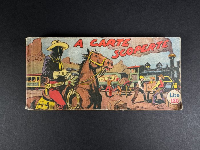 Tex, Raccoltina Serie Bianca n. 5 - "A Carte Scoperte" - 1 Comic - Første udgave - 1951