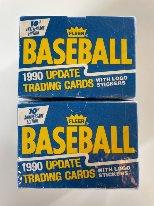 1990 Fleer Baseball - Update - 2 Complete Set - Glimrende (EX)