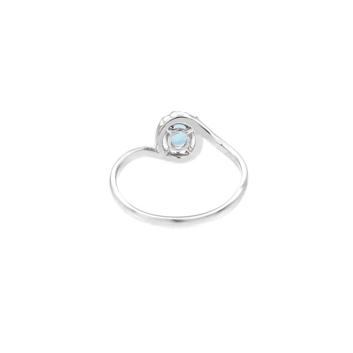 Ingen mindstepris - Ring - 18 kraat Hvidguld Diamant (Natur)