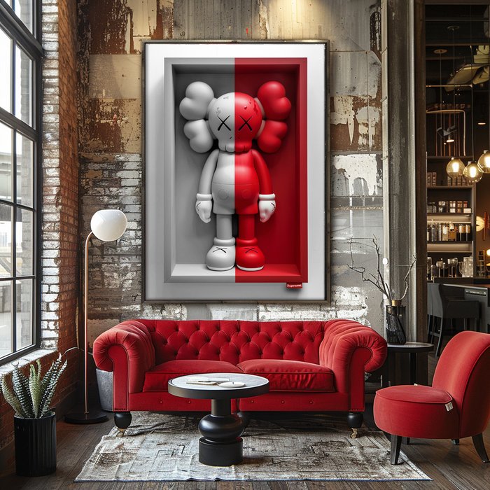 Artxlife - Red Supreme Kaws Box [XXL]