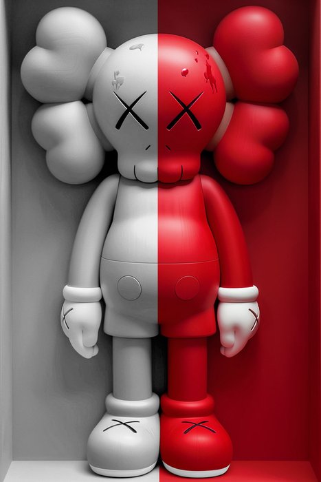 Artxlife - Red Supreme Kaws Box [XXL]