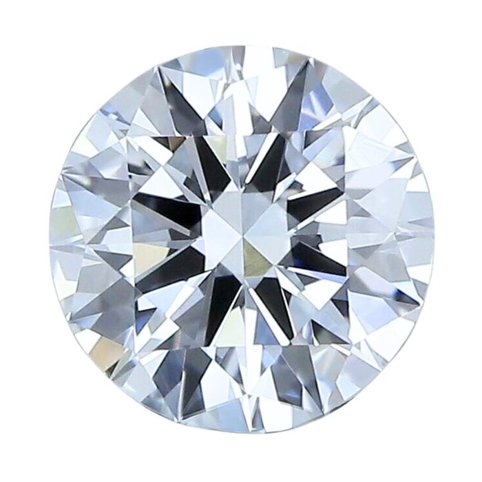 1 pcs Diamant  (Natur)  - 0.70 ct - Rund - D (farveløs) - IF - Gemological Institute of America (GIA)