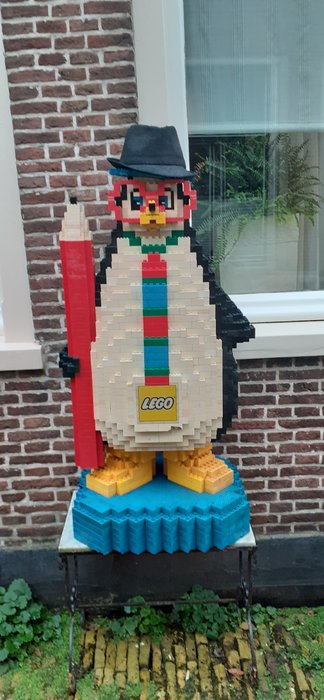 "ZELDZAAM ". enorm grote LEGO PINGUIN,[1978]. Merchandise figur - Plast - 1978