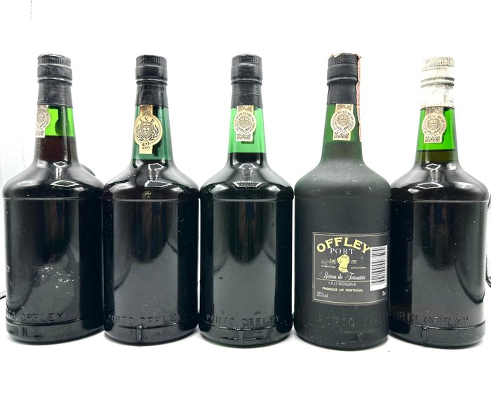 Offley  Port; 3 x Ruby , Baron de Forrester Old Reserve  White Port -  Porto  - 5 Flasker (0,75 L)