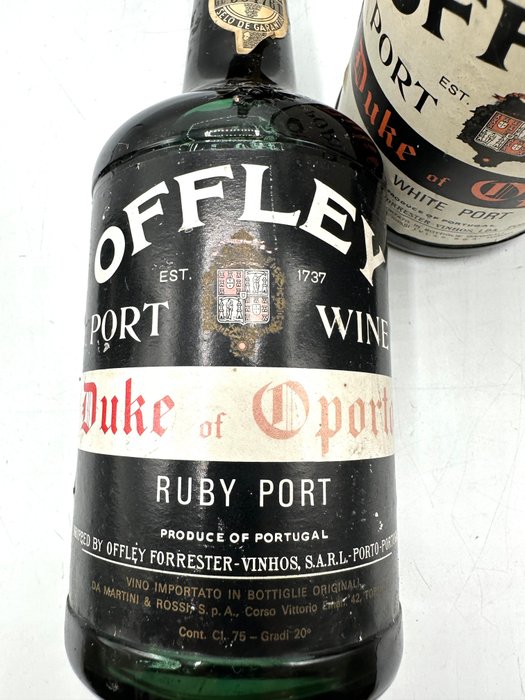 Offley  Port; 3 x Ruby , Baron de Forrester Old Reserve  White Port -  Porto  - 5 Flasker (0,75 L)