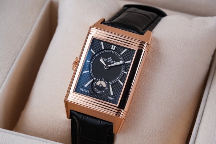 Jaeger-LeCoultre - Reverso Classic Large Duoface Small Seconds 18K Pink Gold - Q3842520 - Mænd - 2011-nu