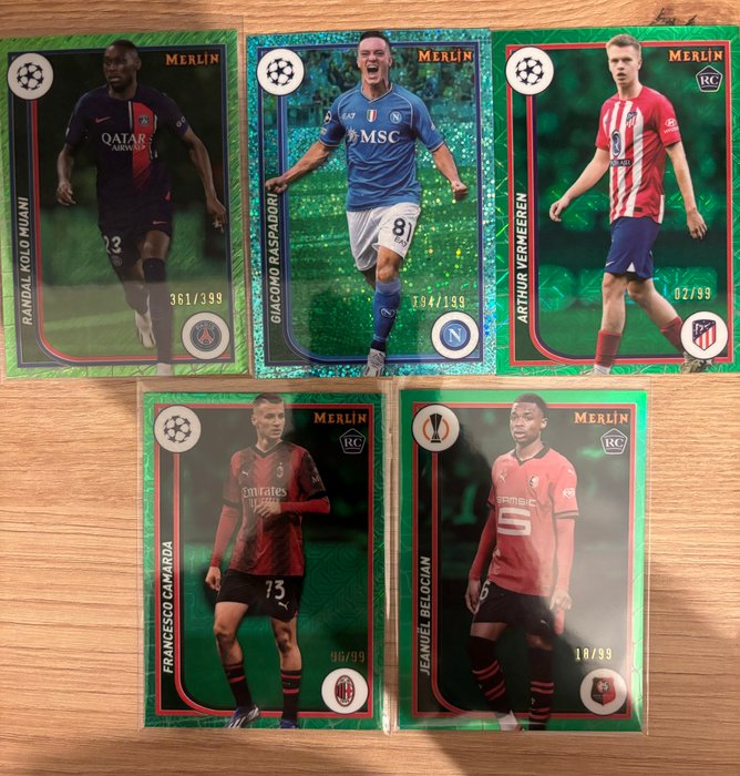 2023/24 Topps Merlin, Finest Rookies - 100 Card - Næsten så god som ny (NM)