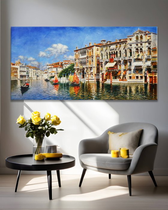 CleliaArt - Venetian Canal View