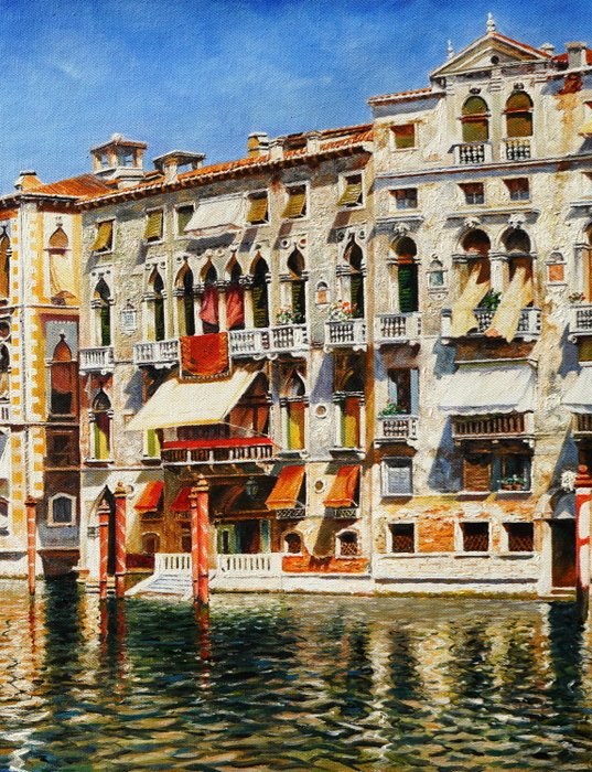 CleliaArt - Venetian Canal View