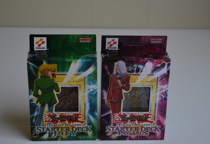 Konami - 2 Sealed deck - Joey  Pegasus - Yu-Gi-Oh! Starter Decks Joey  Pegasus SDJ SDP 2003 Factory Sealed - Starter Deck