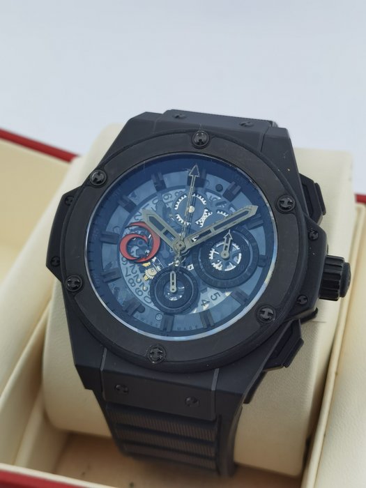 Hublot - King Power All Black Skeleton Alinghi - 710.CI.0110.RX.AGI10 - Mænd - 2011-nu