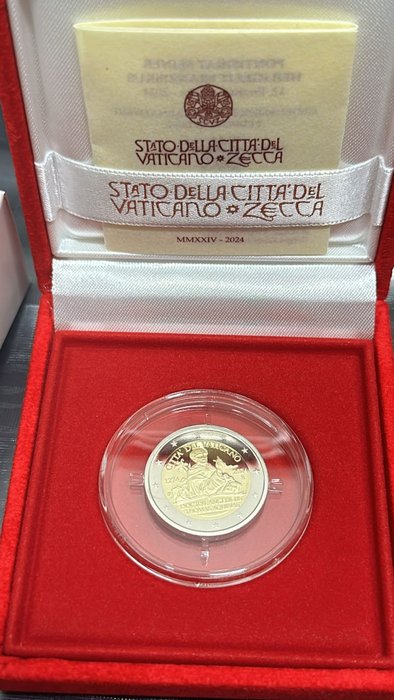 Vatikanstaten 2 Euro 2024 "Tommaso d'Aquino" Proof  (Ingen mindstepris)