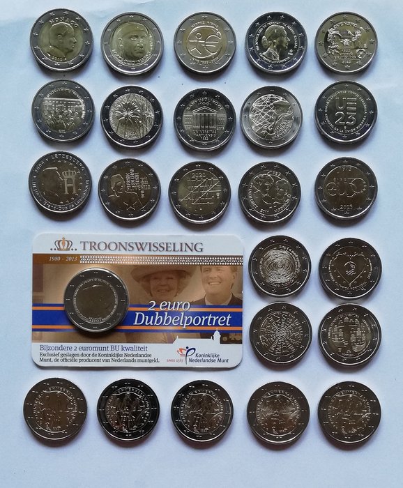 Europa. 2 Euro 2004/2024 (25 coins)  (Ingen mindstepris)