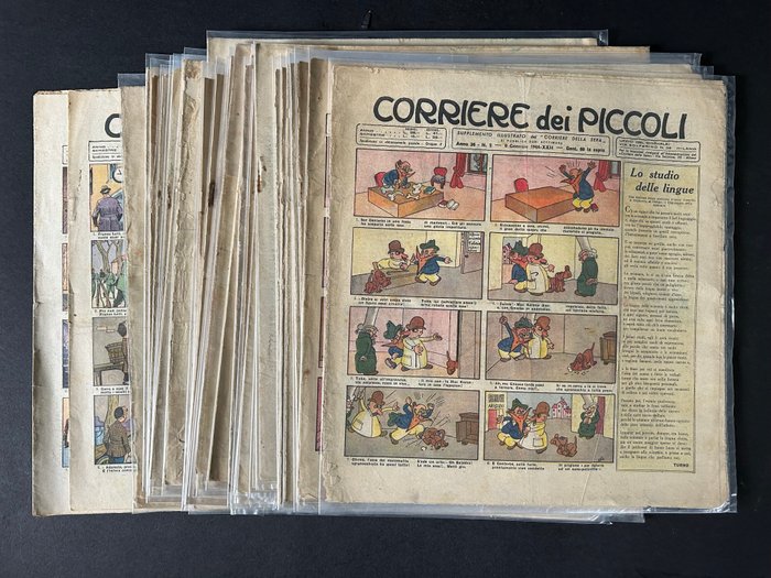 Corriere dei Piccoli 190x fascicoli - 190 Magasiner - Første udgave - 1919/1949